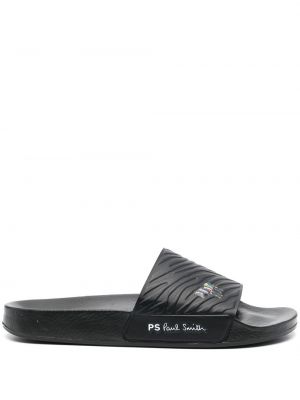 Nizki čevlji z zebra vzorcem Ps Paul Smith črna