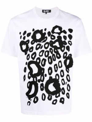 Camiseta con estampado leopardo Black Comme Des Garçons