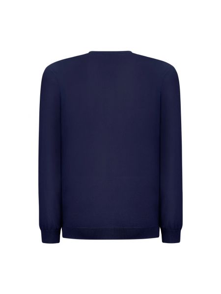 Sweter bawełniany Roberto Collina niebieski