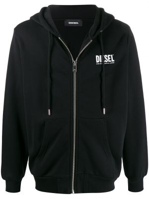 Hoodie Diesel svart