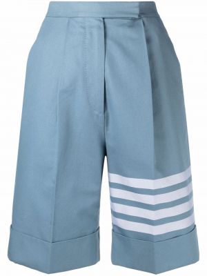 Kratke hlače s črtami Thom Browne modra