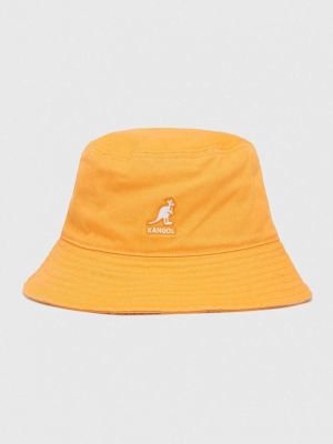 Bombažni klobuk Kangol oranžna