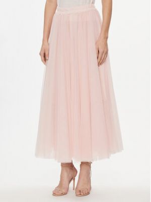 Tylové dlouhá sukně Kontatto růžové