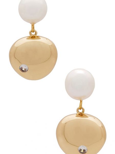 Aretes de oro con perlas Ettika dorado