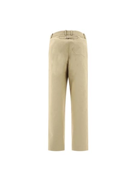 Pantalones chinos de algodón Bode beige