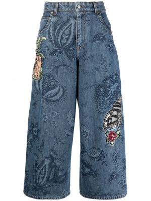 Jeans 7/8 Etro blå