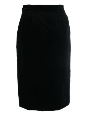 Pieštuko formos sijonas Saint Laurent Pre-owned juoda