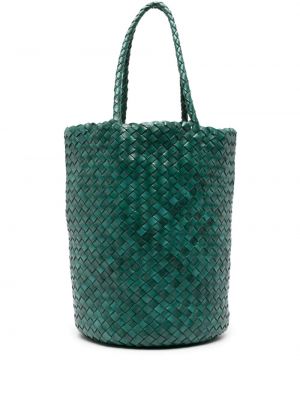 Leder shopper handtasche Dragon Diffusion grün