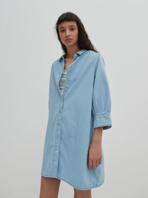 Robe chemise Edited bleu