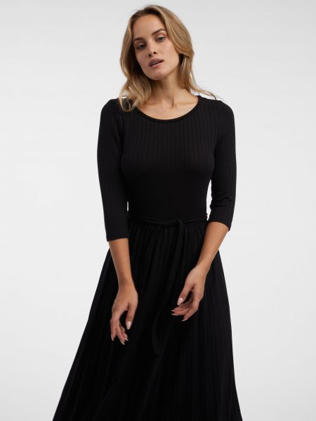 Dlouhé šaty Orsay čierna