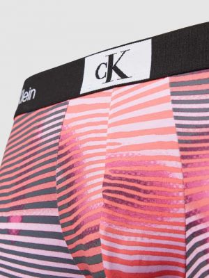 Bokserki slim fit Calvin Klein Underwear różowe