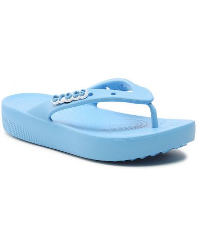 Platform talpú flip-flop Crocs kék