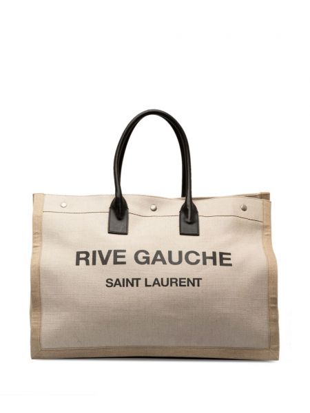 Shopper kabelka Saint Laurent Pre-owned hnědá