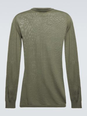 Pull en laine Rick Owens vert