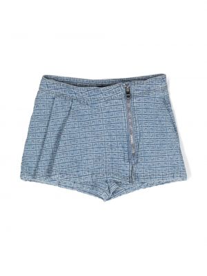 Jeansshorts för tjejer Givenchy Kids blå