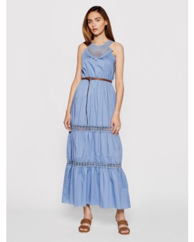 Rinascimento Rochie de vară CFC0103508003 Bleumarin Regular Fit