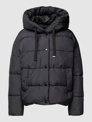 Pikowana kurtka z kapturem Vero Moda Outdoor czarna