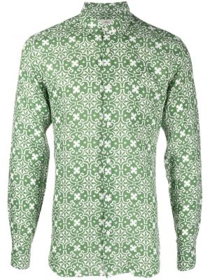 Košeľa s potlačou Peninsula Swimwear zelená