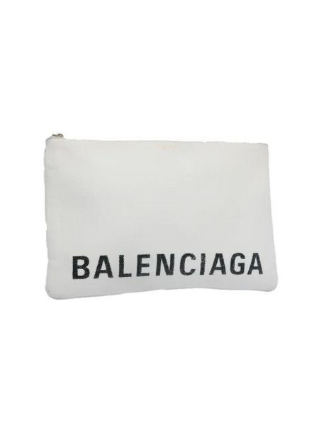 Kopertówka skórzana retro Balenciaga Vintage biała