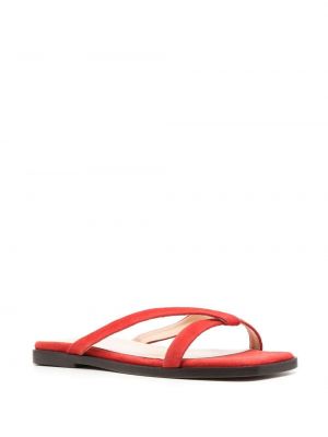 Seemisnahksed sandaalid Tila March punane
