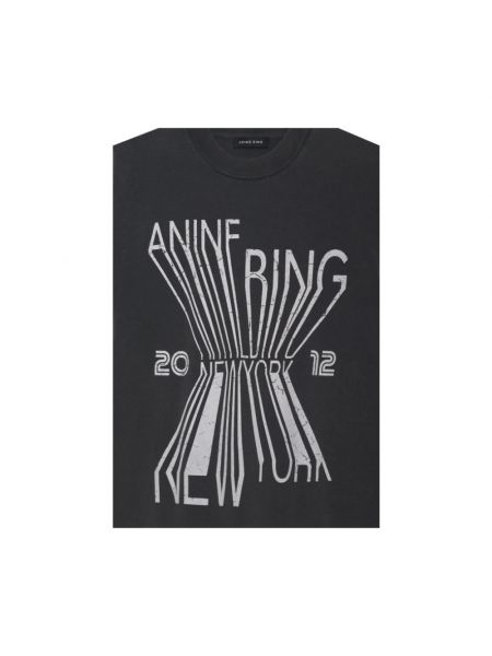 T-shirt Anine Bing schwarz