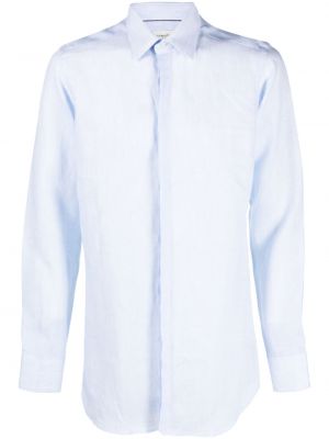 Dryžuota lininė marškiniai Tintoria Mattei