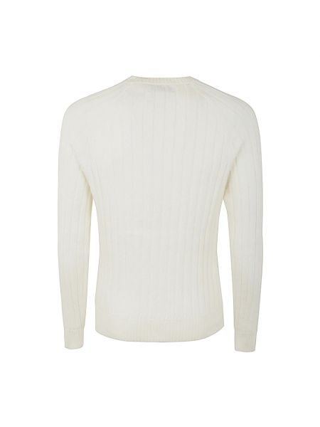 Sweter z długim rękawem Brunello Cucinelli biały