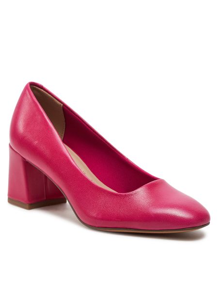 Pantofi cu toc cu toc Tamaris roz