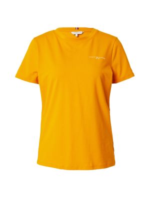 Marškinėliai Tommy Hilfiger oranžinė