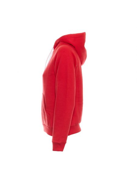 Bluza z kapturem Ralph Lauren czerwona