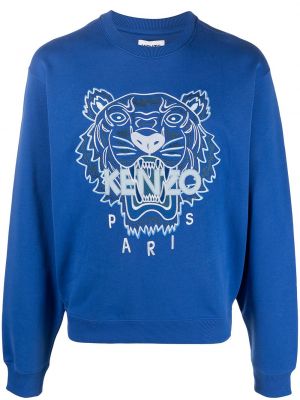 Φούτερ με σχέδιο με ρίγες τίγρη Kenzo μπλε