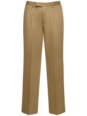 Pantalones de lino de algodón Pt Torino