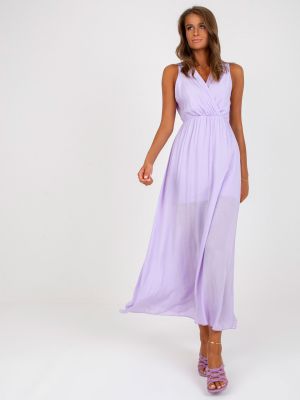 Dlouhé šaty Fashionhunters fialová