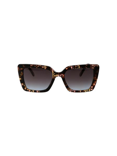 Sonnenbrille mit print Marc Jacobs braun
