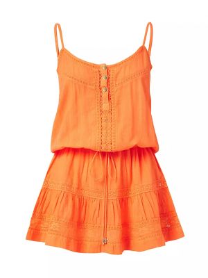 Платье мини Melissa Odabash оранжевое