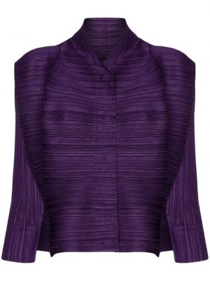 Veste plissée Pleats Please Issey Miyake violet