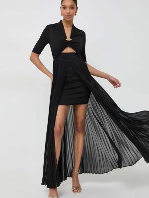 Dlouhé šaty Karl Lagerfeld černé
