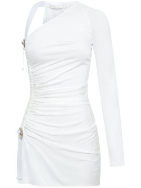 Asimetriškas mini suknele Dion Lee balta