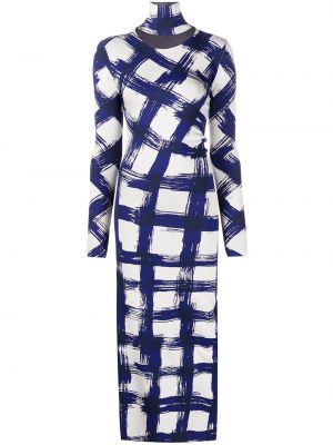 Jacquard dress Proenza Schouler hvit