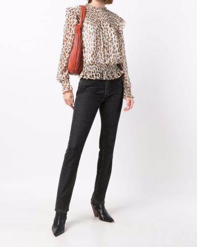 Blusa con estampado leopardo Twinset