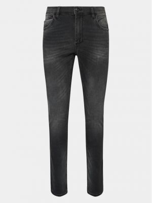 Priliehavé skinny fit džínsy Sisley sivá