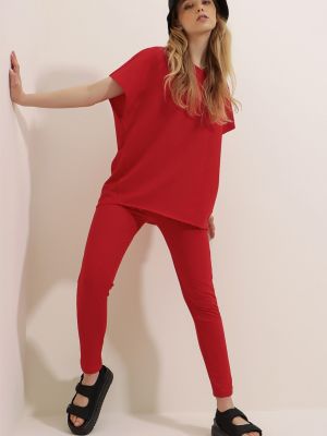 Спортивні штани Trend Alaçatı Stili червоні
