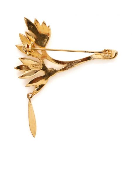 Broszka Christian Dior Pre-owned złota