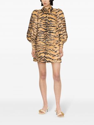 Šaty s potiskem s tygřím vzorem Zimmermann