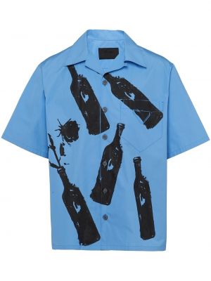 Hemd mit print Prada