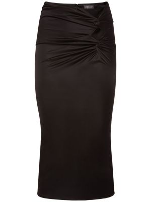 Džerzej sukňa Versace čierna