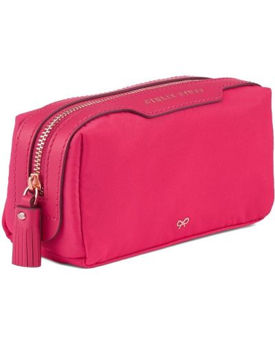 Чанта за козметика Anya Hindmarch розово