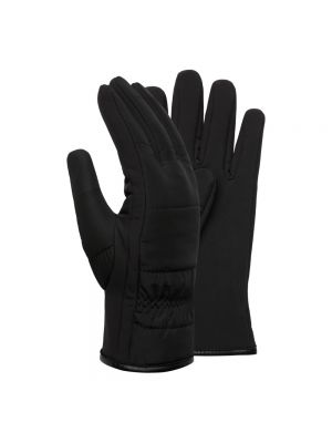 Pikowane rękawiczki Boggi Milano czarne