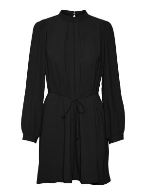 Koktejl obleka Vero Moda črna