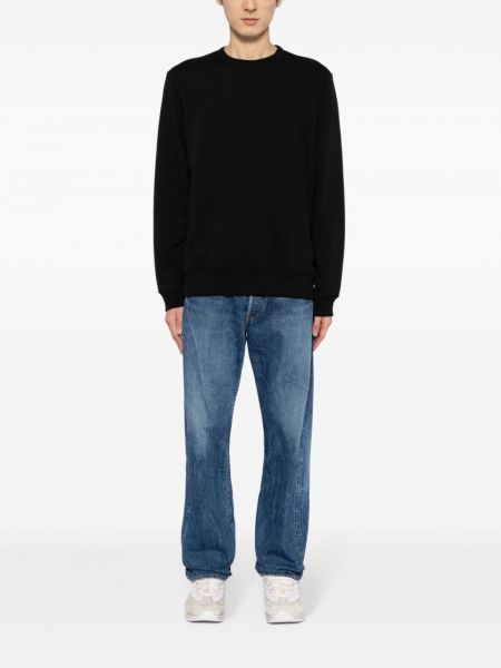 Sweatshirt aus baumwoll mit rundem ausschnitt Ps Paul Smith schwarz